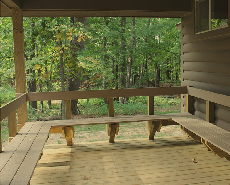 Lodging - Cabin Porch